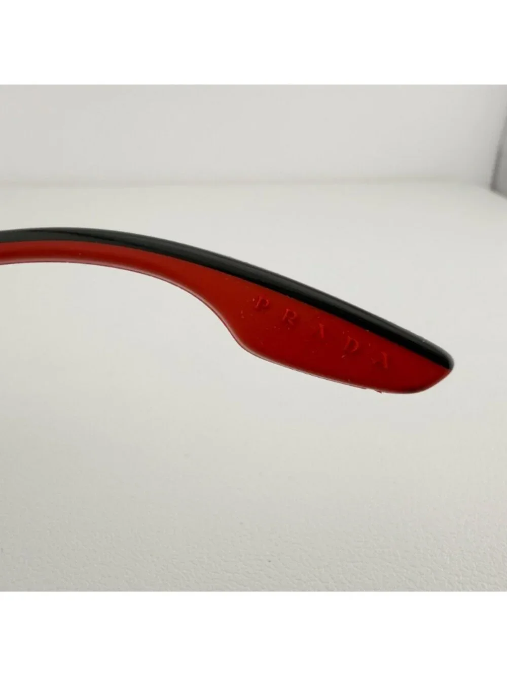 Prada SPS50YS 19G 02G Sunglasses Black Red Aviator 62 16 145 3P READ